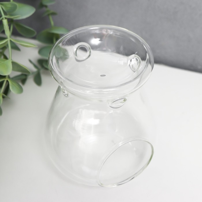 Аромалампа стекло Аромалампа стекло "Вазон" прозрачная 9.5х8 см