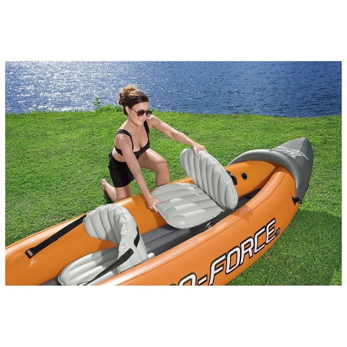 Байдарка Lite-Rapid X2 Kayak, 2-местная, вёсла 218 см, до 160 кг, 321 х 88 х 48 см, 65077 Bestway Байдарка Lite-Rapid X2 Kayak, 2-местная, вёсла 218 см, до 160 кг, 321 х 88 х 48 см, 65077 Bestway