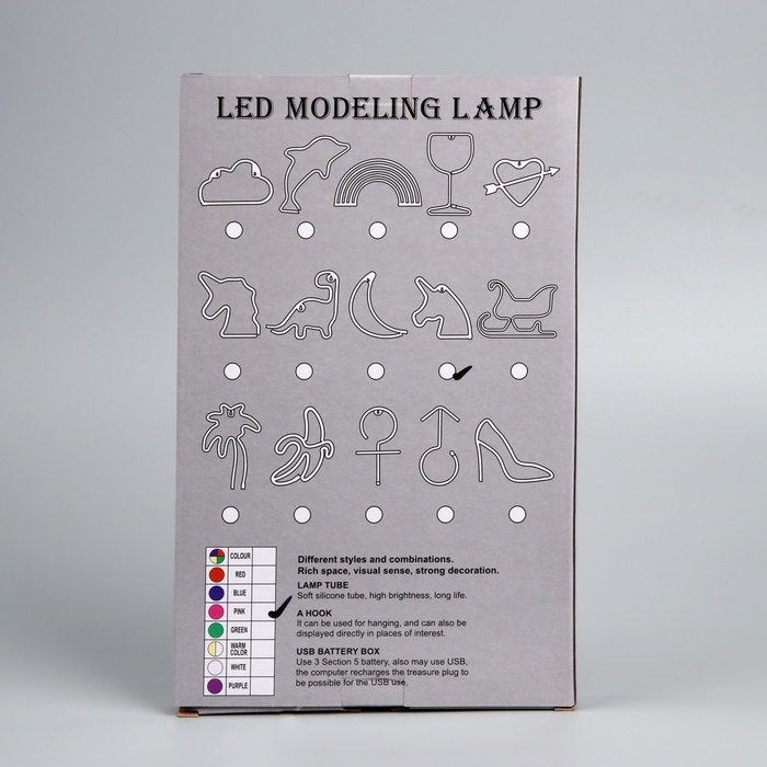Неоновая вывеска «Единорог» 22 x 19 см, батарейки AAx3 (нет в комплекте) + USB, свечение розовое Неоновая вывеска «Единорог» 22 x 19 см, батарейки AAx3 (нет в комплекте) + USB, свечение розовое