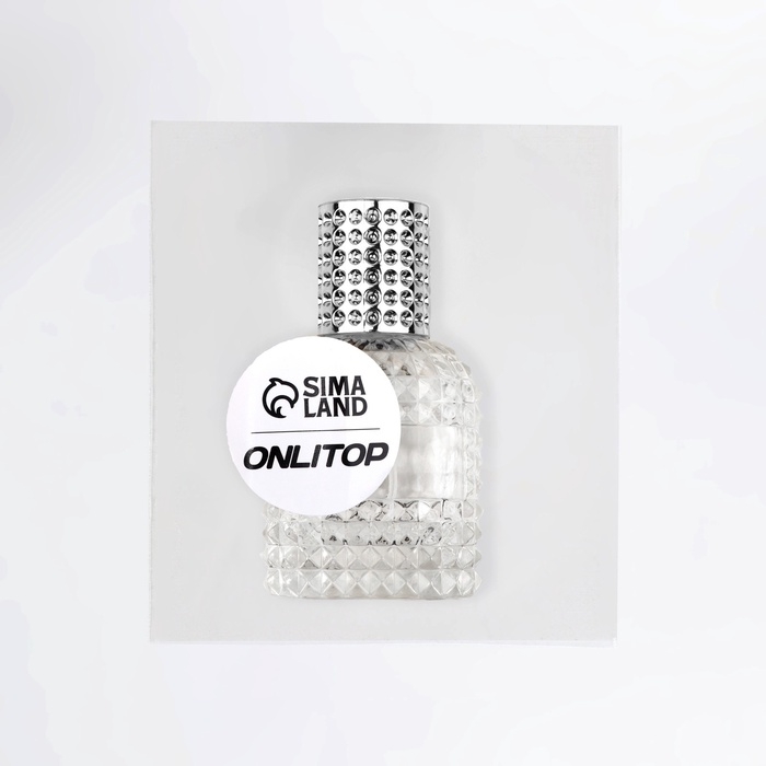 Флакон для парфюма, с распылителем, стеклянный, 30 мл, цвет прозрачный/серебристый Флакон для парфюма, с распылителем, стеклянный, 30 мл, цвет прозрачный/серебристый