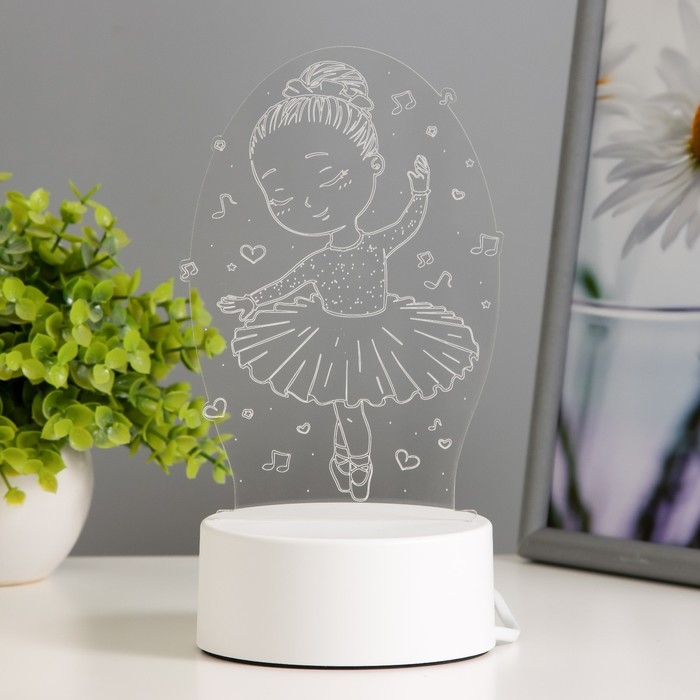 Светильник Светильник "Балерина" LED RGB от сети 11,4х9,5х17,4 см RISALUX