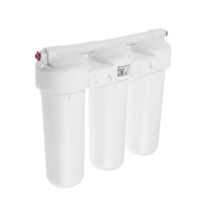 Система для фильтрации воды  Система для фильтрации воды "Аквафор" Трио норма, РР5/В510-04/В510-02, умягчающий, 3-х ступенчатый, с краном, 1.5 л/мин