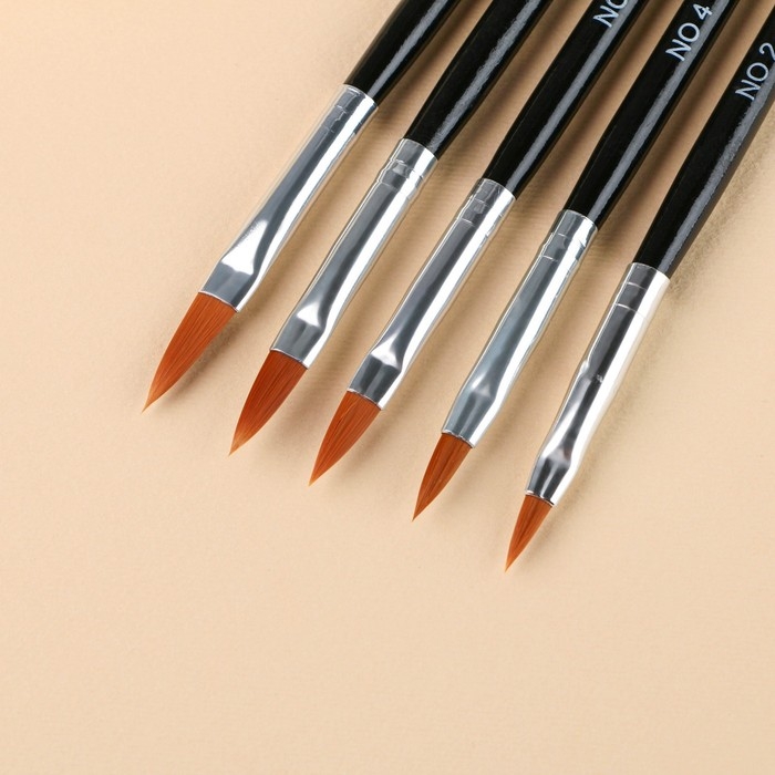 Набор кондитерских кисточек для декорирования KONFINETTA, 5 шт Набор кондитерских кисточек для декорирования KONFINETTA, 5 шт