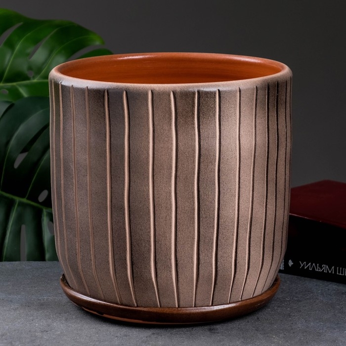Горшок цветочный Горшок цветочный "Вертикаль" 6л