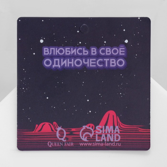 Серьги акрил «Клуб» одиноких сердец, цвет чёрно-розовый Серьги акрил «Клуб» одиноких сердец, цвет чёрно-розовый