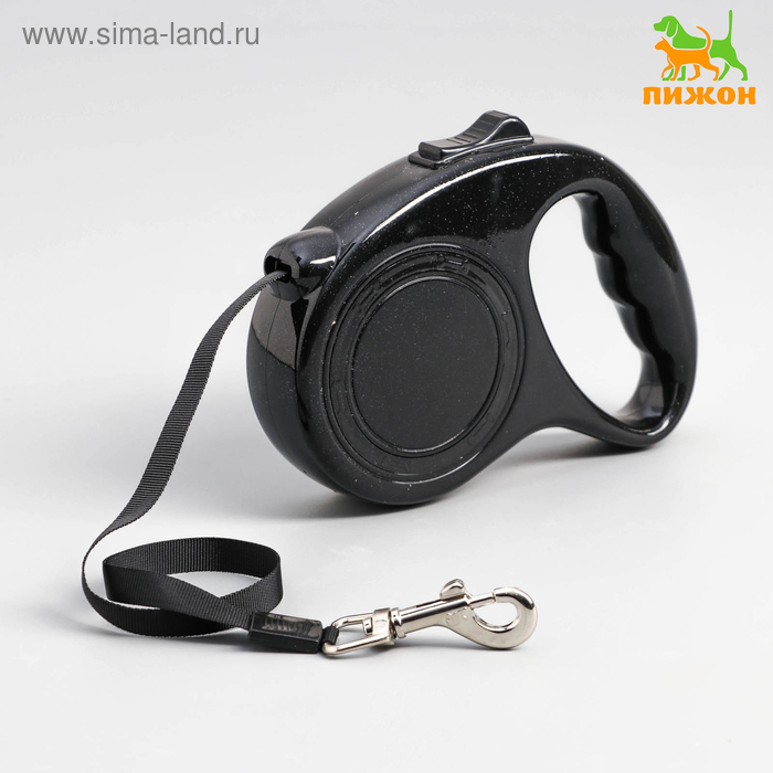 Рулетка эргономичная, 5 м, до 15 кг, чёрная Рулетка эргономичная, 5 м, до 15 кг, чёрная