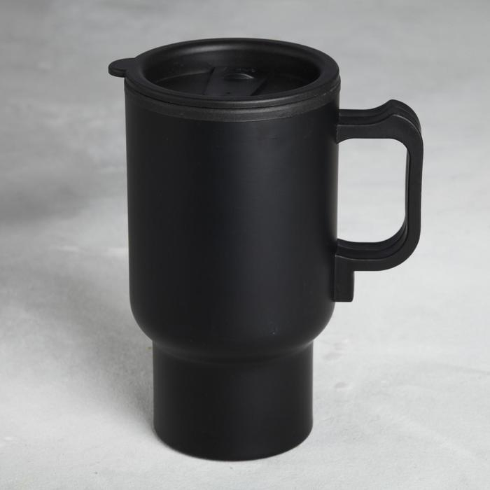 Термокружка, 450 мл, Автомобильная «Настоящий мужчина», сохраняет тепло 3 ч, с подогревом от прикуривателя Термокружка, 450 мл, Автомобильная «Настоящий мужчина», сохраняет тепло 3 ч, с подогревом от прикуривателя