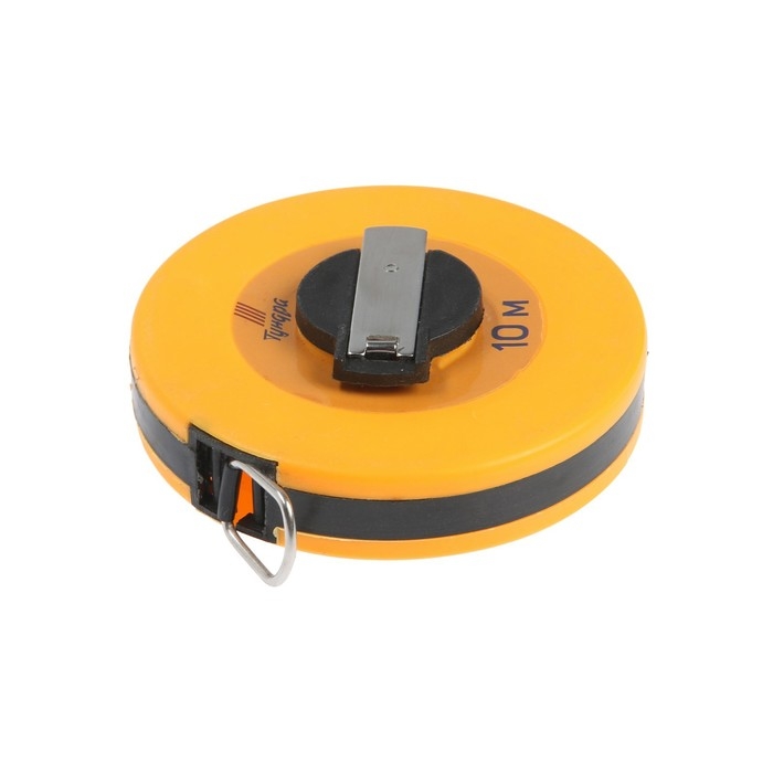 Рулетка геодезическая ТУНДРА, фиберглассовая лента, закрытый корпус, 10 м х 13 мм Рулетка геодезическая ТУНДРА, фиберглассовая лента, закрытый корпус, 10 м х 13 мм