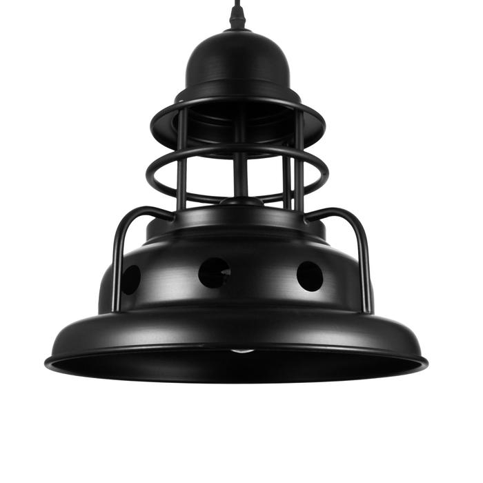 Светильник BayerLux 1249/1BK E27 40Вт черный 29,5х29,5х32-132 см