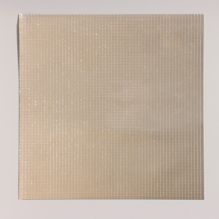 Панель самоклеящаяся 30*30см мозаика мелкая, серебро Панель самоклеящаяся 30*30см мозаика мелкая, серебро