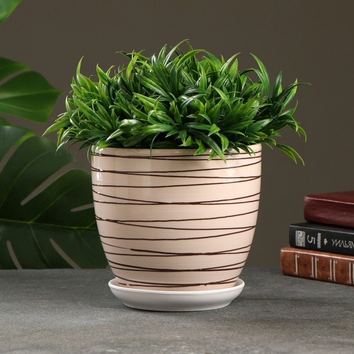 Горшок цветочный Горшок цветочный "Линии" 2,5 л,