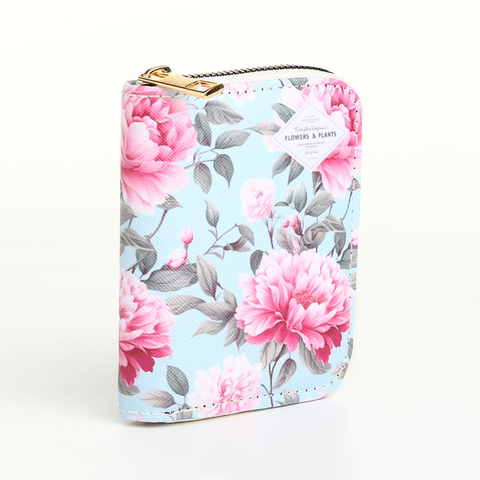 Кошелёк на молнии, цвет голубой Кошелёк на молнии, цвет голубой