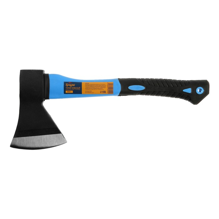 Топор кованый ТУНДРА, фиберглассовое обрезиненное топорище 38 см, 800 г Топор кованый ТУНДРА, фиберглассовое обрезиненное топорище 38 см, 800 г