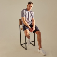 Футболка мужская MINAKU REGULAR FIT: цвет голубой, р-р 54