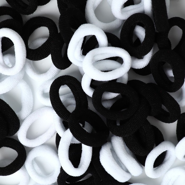 Резинки для волос «Для самых милых» набор, диаметр 2 см, 100 шт Резинки для волос «Для самых милых» набор, диаметр 2 см, 100 шт