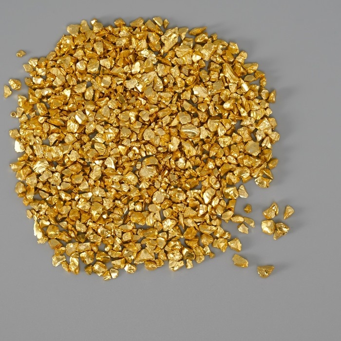 Декор стекло Декор стекло "Слюда золото" 20 гр