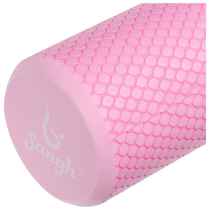 Ролик массажный Sangh, 30х9 см, цвет розовый Ролик массажный Sangh, 30х9 см, цвет розовый