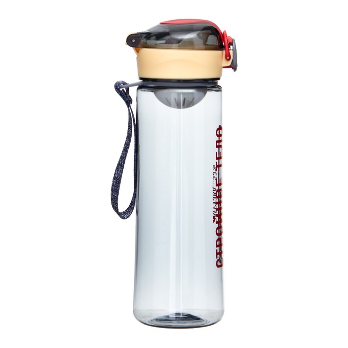 Бутылка для воды, 500 мл,  Бутылка для воды, 500 мл, "Стройное тело", с поильником