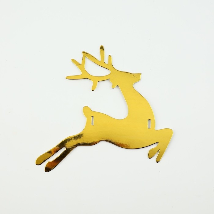 Гирлянда на ленте «Новогодняя», на Новый год, золото Гирлянда на ленте «Новогодняя», на Новый год, золото