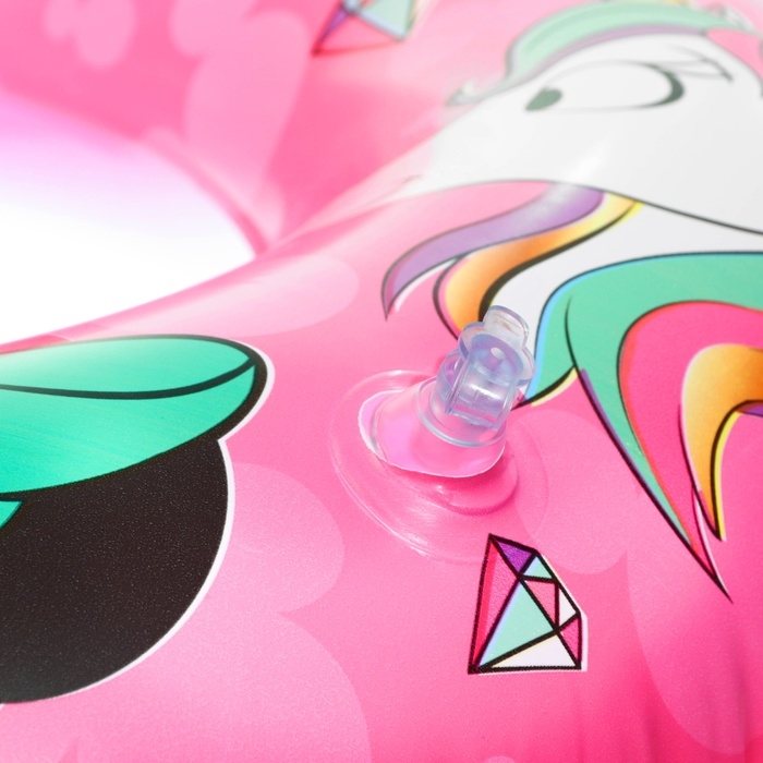 Круг надувной «Минни Маус», для плавания 55 см., детский, цвет розовый Круг надувной «Минни Маус», для плавания 55 см., детский, цвет розовый