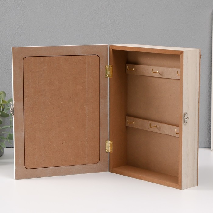 Ключница дерево 6 крючков Ключница дерево 6 крючков "Связка ключей" 19,5х5,5х26 см