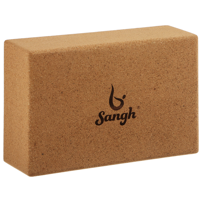 Блок для йоги Sangh, 15×22×7 см, пробка Блок для йоги Sangh, 15×22×7 см, пробка