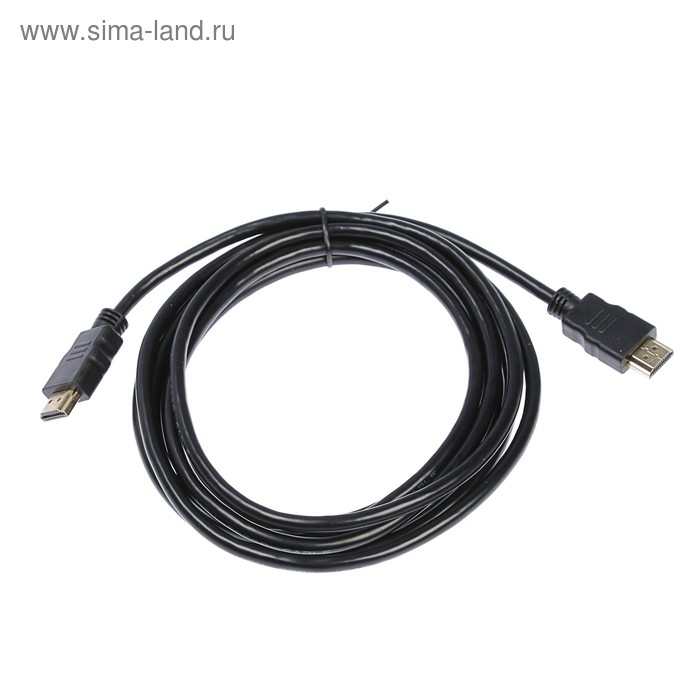 Кабель видео Smartbuy K-331, HDMI(m)-HDMI(m), ver 1.4, 3 м, черный Кабель видео Smartbuy K-331, HDMI(m)-HDMI(m), ver 1.4, 3 м, черный