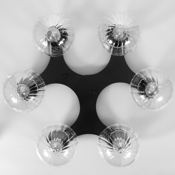 Люстра 2795/6 E27 40Вт черный 60х60х20 см BayerLux Люстра 2795/6 E27 40Вт черный 60х60х20 см BayerLux