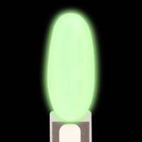 Гель лак для ногтей «GLOW IN THE DARK», 3-х фазный, 8 мл, LED/UV, люминесцентный, цвет персиковый (41)