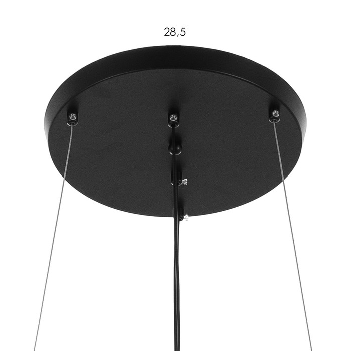 Люстра BayerLux Люстра BayerLux "Артес" LED 100Вт 3000-6000К черный 45х48х23 см