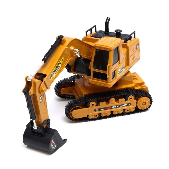 Экскаватор радиоуправляемый «Стройка», подвижный ковш, работает от аккумулятора Экскаватор радиоуправляемый «Стройка», подвижный ковш, работает от аккумулятора