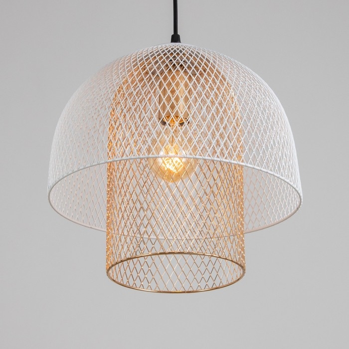 Светильник BayerLux  Светильник BayerLux "Турита" Е27 40Вт бело-золотой 30х30х40-140см