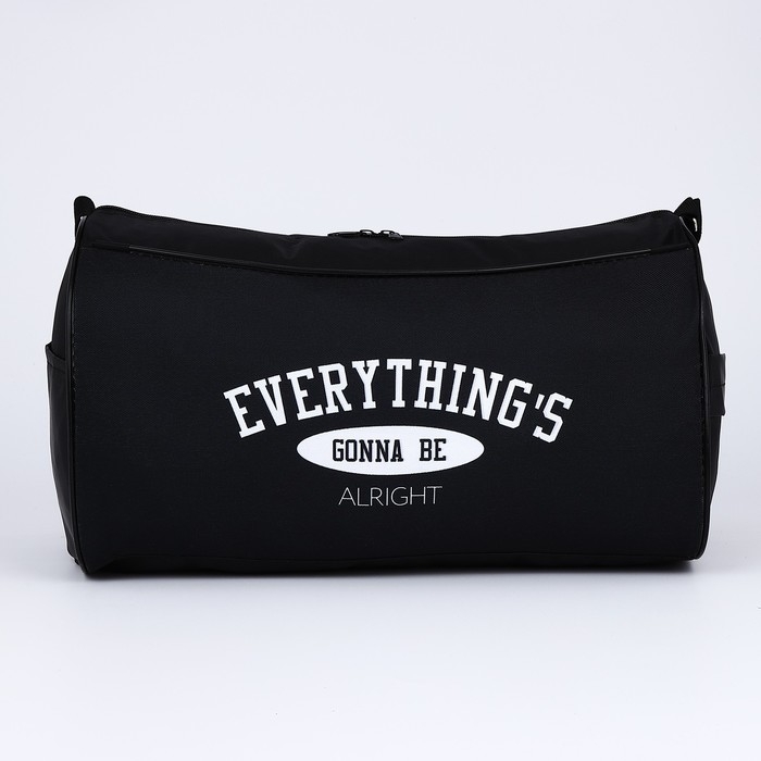 Сумка спортивная, 40 см х 24 см х 21 см, цвет чёрный