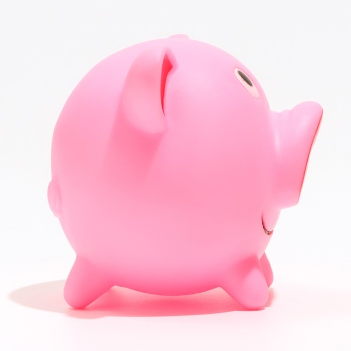 Игрушка пищащая Игрушка пищащая "Свинюшка" для собак, 11,4 х 10 х 10 см, розовая