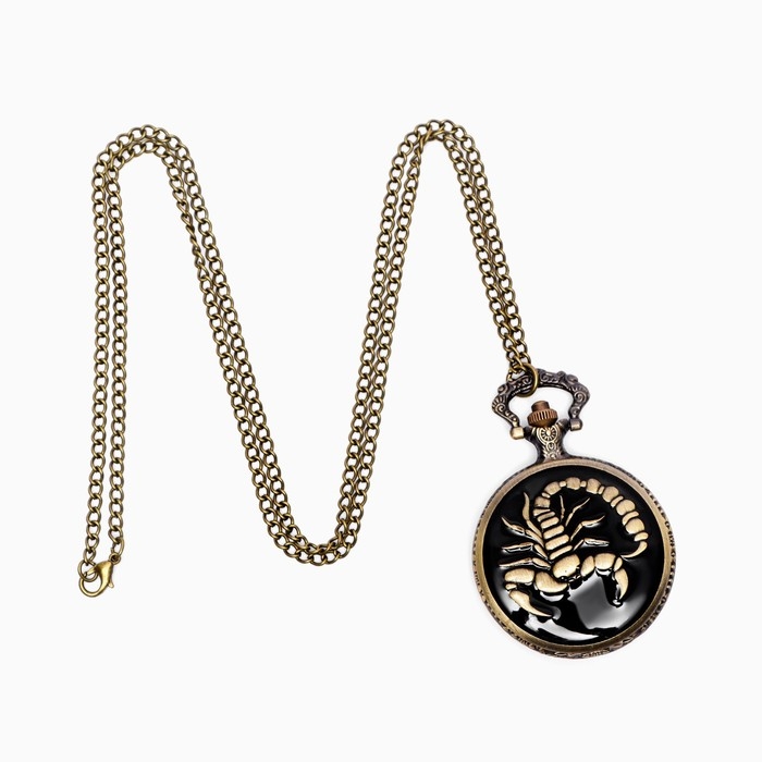 Часы карманные Часы карманные "Скорпион", кварцевые, d-4.5 см