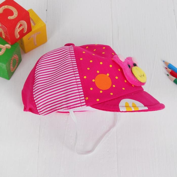 Кепка детская «Мишка», р-р. 52-54 см, цвета МИКС