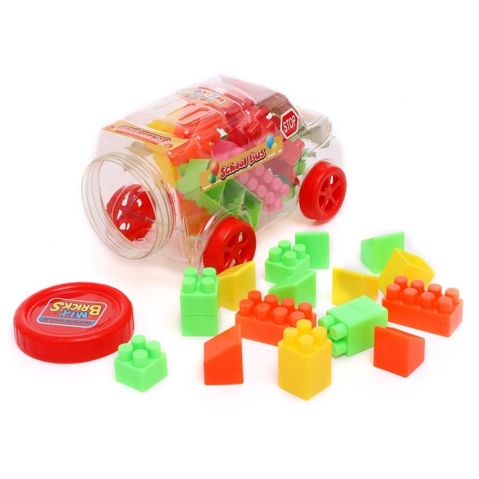 Конструктор-машинка «Веселые приключения», МИКС Конструктор-машинка «Веселые приключения», МИКС