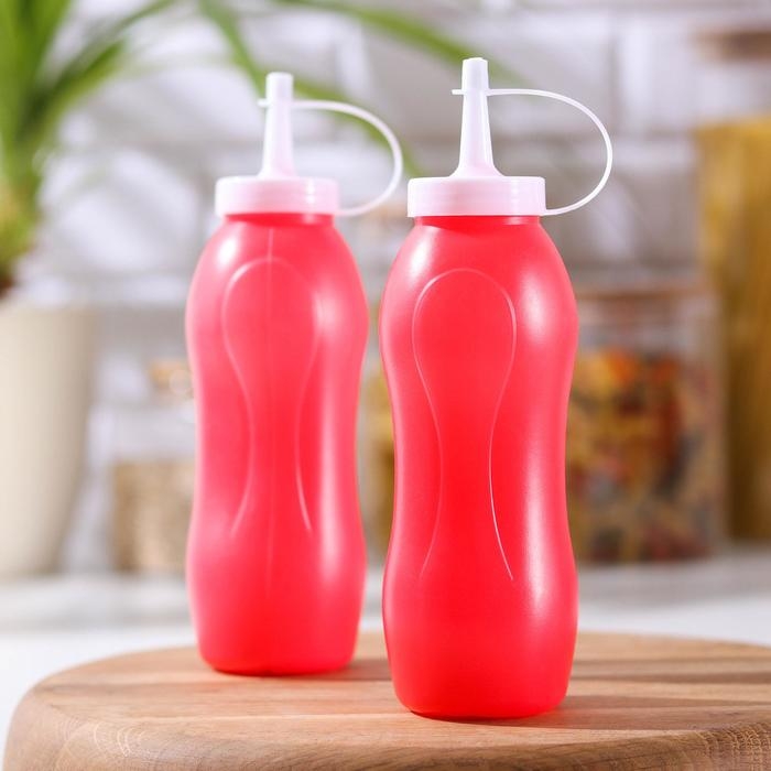 Набор соусников Fashion, 2 шт, 11,5×5,5×19,5 см, цвет МИКС Набор соусников Fashion, 2 шт, 11,5×5,5×19,5 см, цвет МИКС