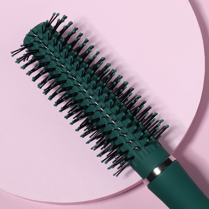 Брашинг, прорезиненная ручка, d = 1,8/4 × 22 см, цвет бирюзовый Брашинг, прорезиненная ручка, d = 1,8/4 × 22 см, цвет бирюзовый