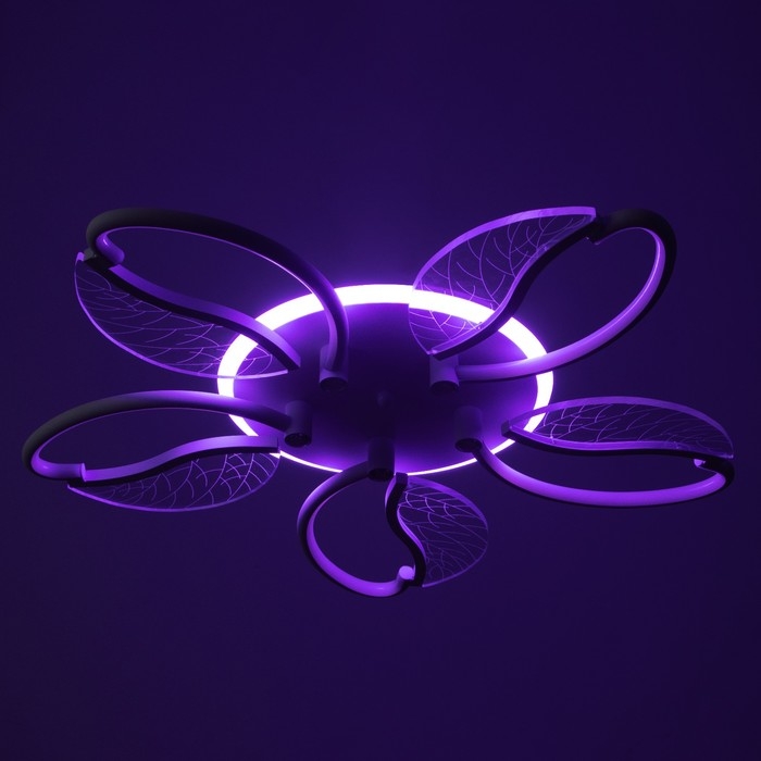 Люстра Люстра "Астрид" 5хLED 110Вт 3000-6000К RGB белый 65х65х8см