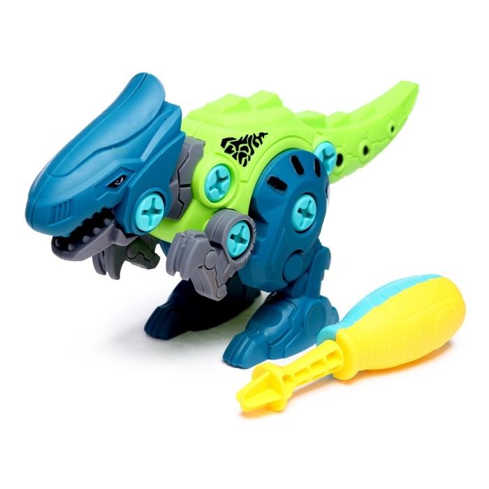 Конструктор винтовой «Паразауролоф», с отвёрткой, 24 детали Конструктор винтовой «Паразауролоф», с отвёрткой, 24 детали