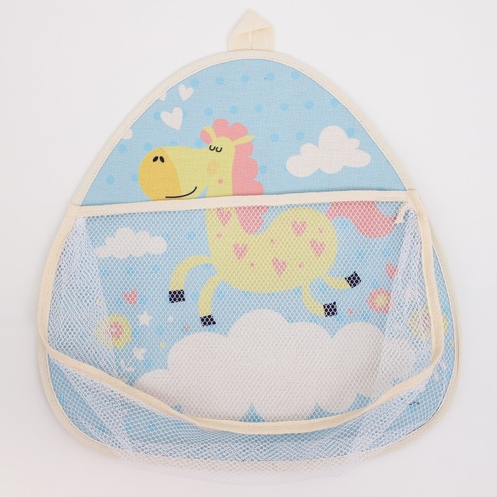 Сетка для хранения игрушек в ванной с петелькой «Лошадка» Сетка для хранения игрушек в ванной с петелькой «Лошадка»