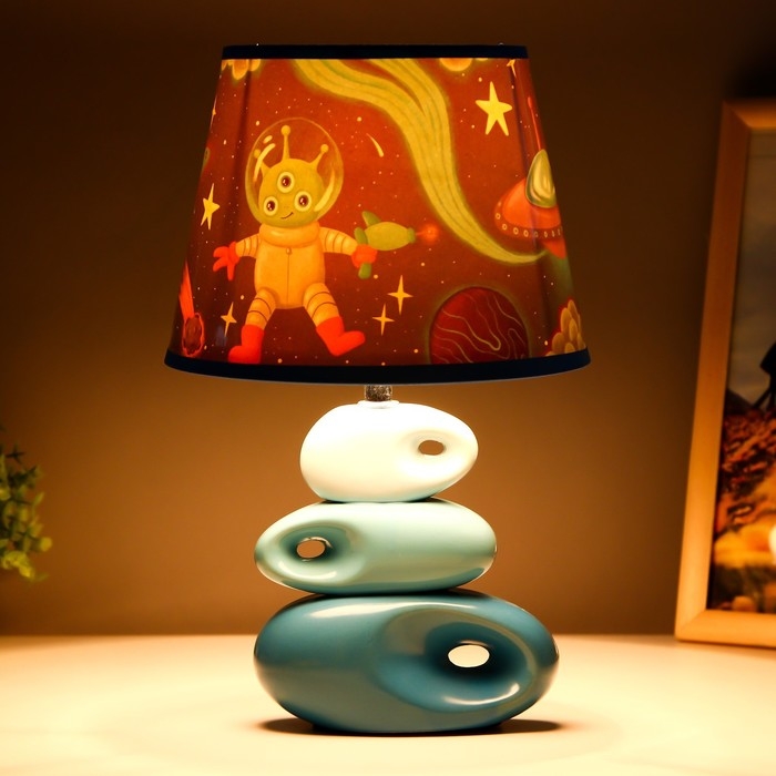 Настольная лампа Настольная лампа "Инопланетяне" Е14 40Вт 25х25х38 см RISALUX