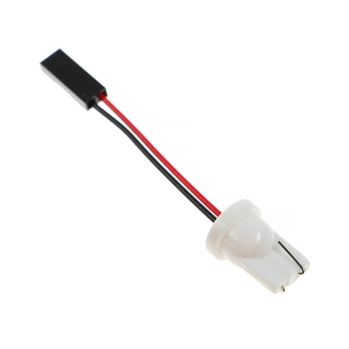 Автолампа светодиодная, 12 В, 24 SMD, два переходника, свет белый Автолампа светодиодная, 12 В, 24 SMD, два переходника, свет белый