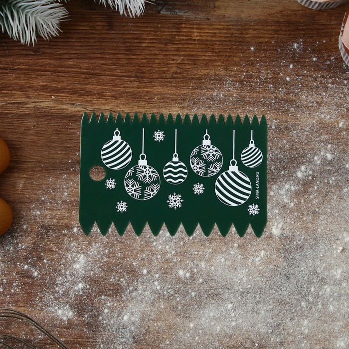 Новый год. Набор кондитерских шпателей «Чудеса случаются», 11.5×8 см, 11.2×6.5 см, 10×7 см, 3 шт Новый год. Набор кондитерских шпателей «Чудеса случаются», 11.5×8 см, 11.2×6.5 см, 10×7 см, 3 шт