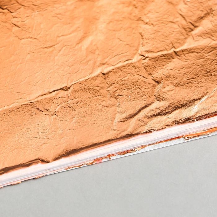 Поталь для декорирования набор 50 листов Поталь для декорирования набор 50 листов "Медь" 14х14 см