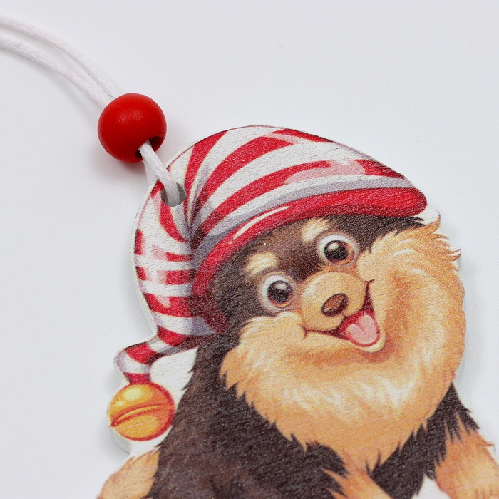 Набор подвесок в деревянной подарочной упаковке 12 шт.13x13x2 см Набор подвесок в деревянной подарочной упаковке 12 шт.13x13x2 см