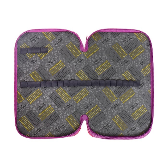 Пенал 2 секции, 125 х 205 х 40 мм, Calligrata 30П26/2 Пенал 2 секции, 125 х 205 х 40 мм, Calligrata 30П26/2 "Авокадо-кот", ламинированный картон