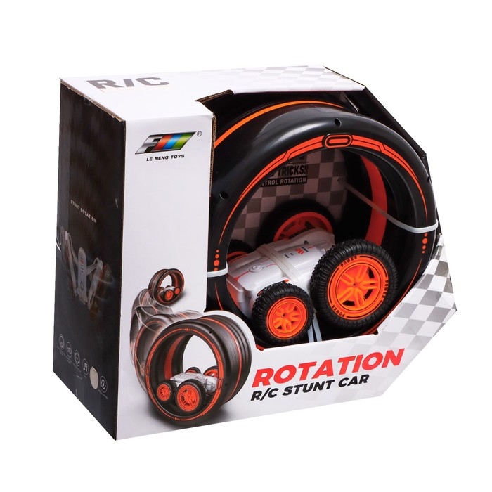 Перевёртыш радиоуправляемый «Вращение», работает от аккумулятора, цвет белый Перевёртыш радиоуправляемый «Вращение», работает от аккумулятора, цвет белый