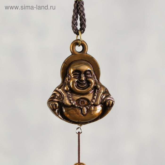 Музыка ветра металл Музыка ветра металл "Хотей" 3 колокольчика 42 см